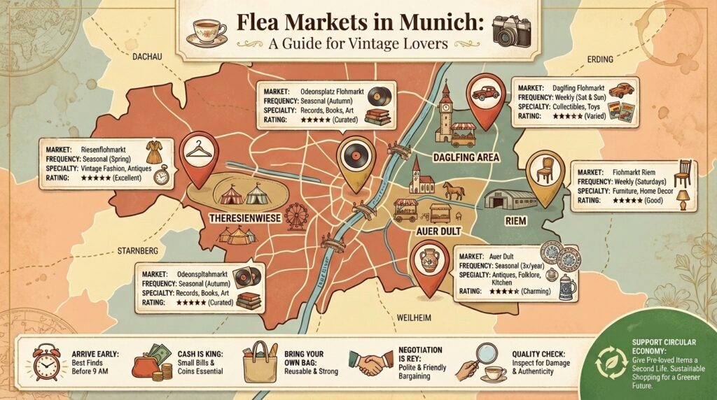 Flohmärkte in und um München